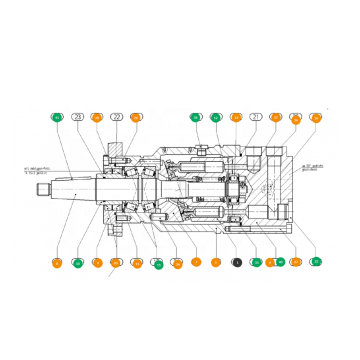 Motor hidráulico de pistón axial serie Rexroth A10F A10FP A10FP18-31W-TCS22D A10FP18-52W-SCS64-SO940